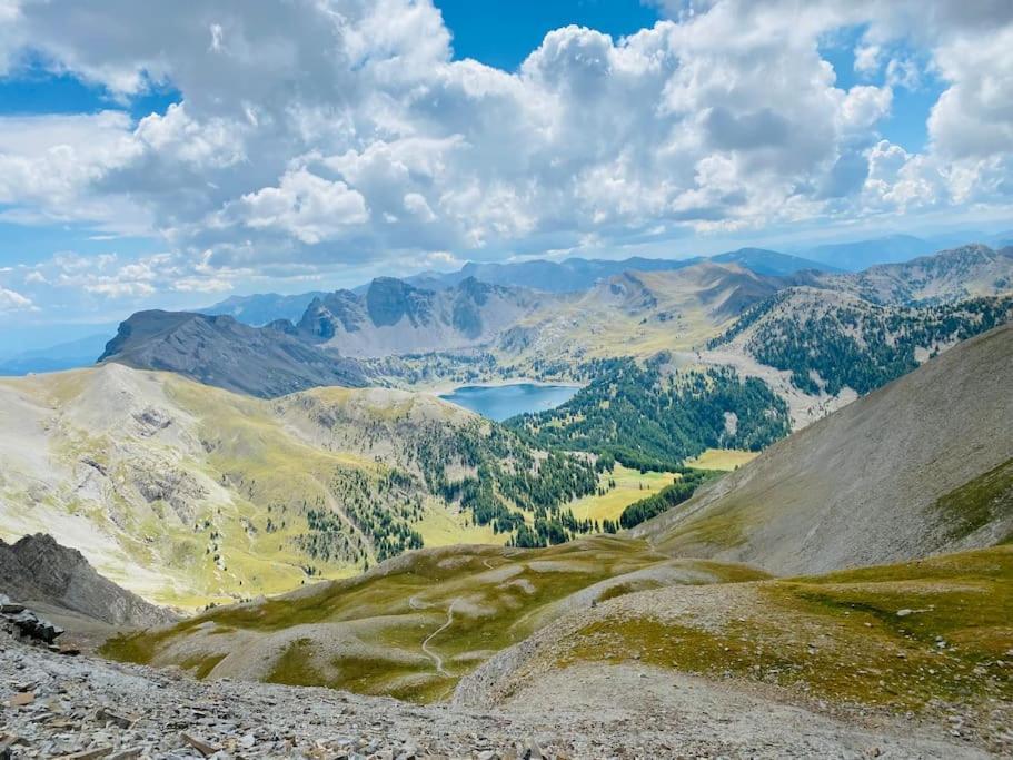 Studio De Charme Avec Vue Sur Le Val D'Allos, Parking Et Wifi Gratuit Bagian luar foto